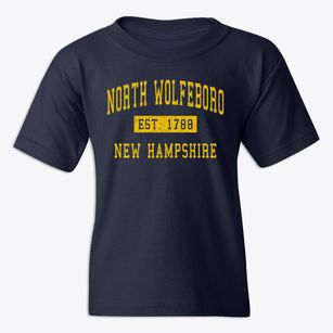 North Wolfeboro New Hampshire Classic Established Youth T-shirt