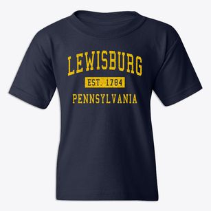 Lewisburg Pennsylvania Classic Established Youth T-shirt
