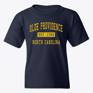 Olde Providence North Carolina Classic Established Youth T-shirt