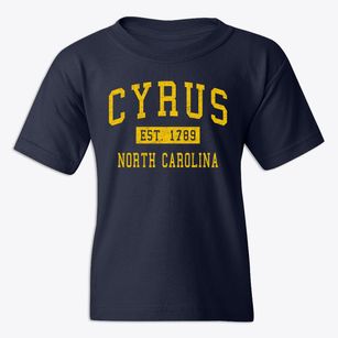 Cyrus North Carolina Classic Established Youth T-shirt