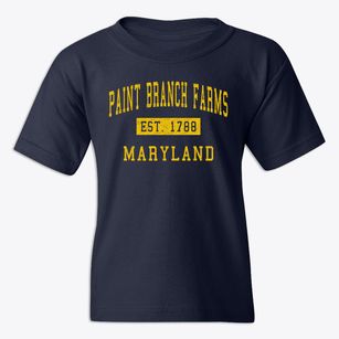 Paint Branch Farms Maryland Classic Established Youth T-shirt