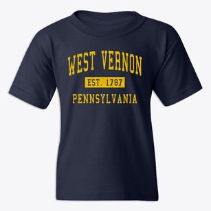 West Vernon Pennsylvania Classic Established Youth T-shirt