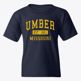 Umber Missouri Classic Established Youth T-shirt