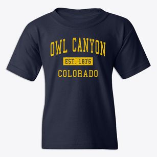 Owl Canyon Colorado Classic Established Youth T-shirt