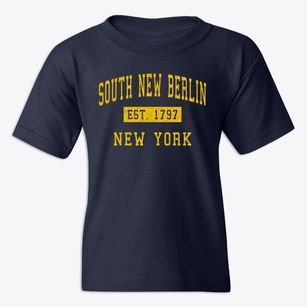 South New Berlin New York Classic Established Youth T-shirt