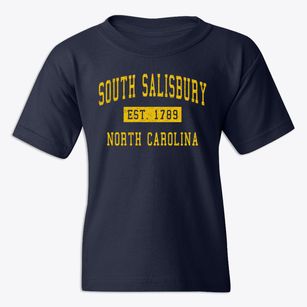 South Salisbury North Carolina Classic Established Youth T-shirt