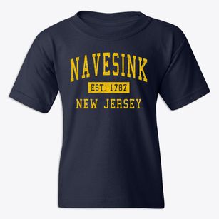 Navesink New Jersey Classic Established Youth T-shirt