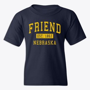 Friend Nebraska Classic Established Youth T-shirt