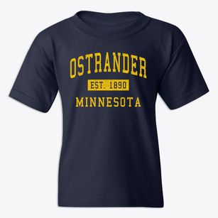 Ostrander Minnesota Classic Established Youth T-shirt