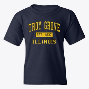 Troy Grove Illinois Classic Established Youth T-shirt