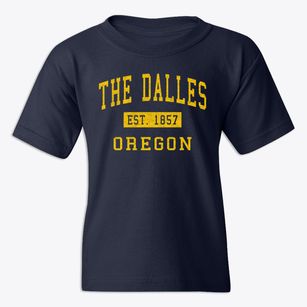 The Dalles Oregon Classic Established Youth T-shirt