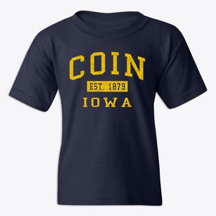 Coin Iowa Classic Established Youth T-shirt