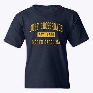 Just Crossroads North Carolina Classic Established Youth T-shirt