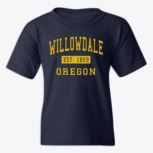 Willowdale Oregon Classic Established Youth T-shirt
