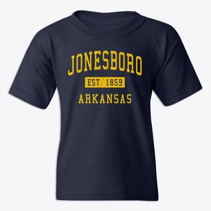 Jonesboro Arkansas Classic Established Youth T-shirt