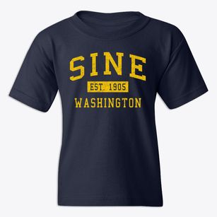 Sine Washington Classic Established Youth T-shirt