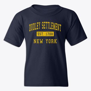 Dudley Settlement New York Classic Established Youth T-shirt
