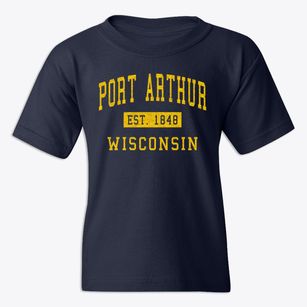 Port Arthur Wisconsin Classic Established Youth T-shirt