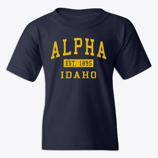 Alpha Idaho Classic Established Youth T-shirt