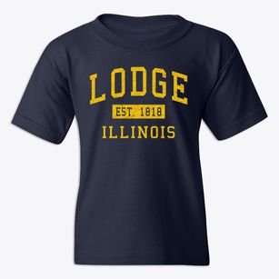 Lodge Illinois Classic Established Youth T-shirt