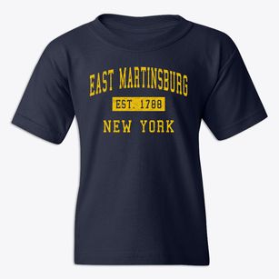 East Martinsburg New York Classic Established Youth T-shirt