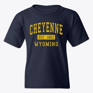 Cheyenne Wyoming Classic Established Youth T-shirt