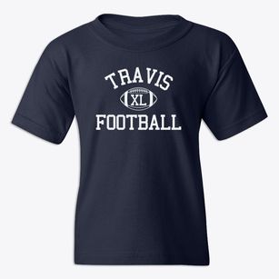 Travis Early College High School Classic Football Youth T-shirt
