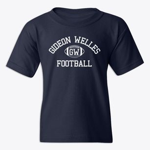 Gideon Welles Junior High School Classic Football Youth T-shirt