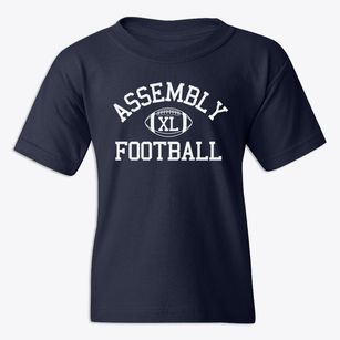 Assembly Christian School Classic Football Youth T-shirt