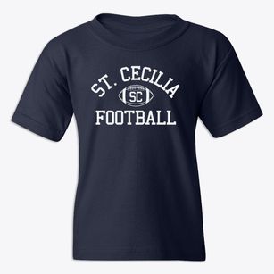 Saint Cecilia School Classic Football Youth T-shirt
