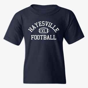 Hayesville High School Classic Football Youth T-shirt