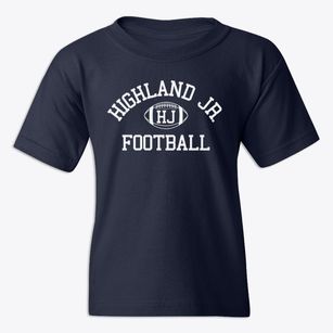 Highland Jr. High School Classic Football Youth T-shirt