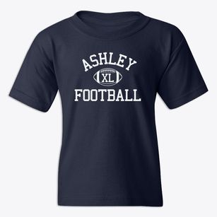 Ashley High School Classic Football Youth T-shirt