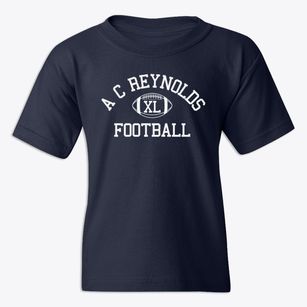 A C Reynolds High School Classic Football Youth T-shirt