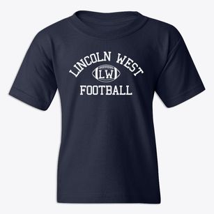Lincoln West High School Classic Football Youth T-shirt