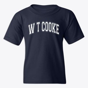 W T Cooke Elementary School Varsity Arch Youth T-shirt