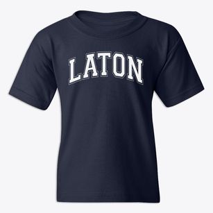 Laton Elementary School Varsity Arch Youth T-shirt