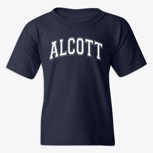 Louisa May Alcott Elementary School Varsity Arch Youth T-shirt