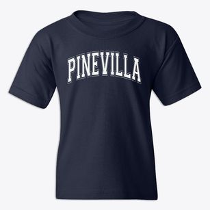 Pinevilla Elementary School Varsity Arch Youth T-shirt