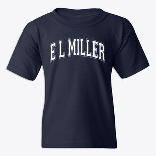 E L Miller Elementary School Varsity Arch Youth T-shirt