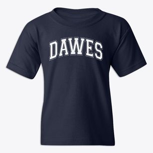 Dawes Elementary School Varsity Arch Youth T-shirt