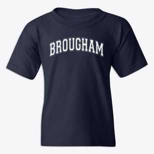 Brougham Elementary School Varsity Arch Youth T-shirt