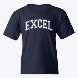 Excel Charter Academy Varsity Arch Youth T-shirt