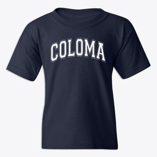 Coloma Elementary School Varsity Arch Youth T-shirt