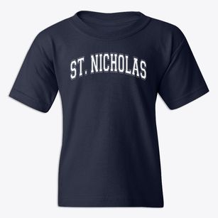 St Nicholas Parish Varsity Arch Youth T-shirt