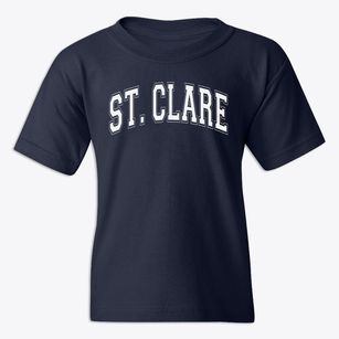 St Clare Parish Varsity Arch Youth T-shirt