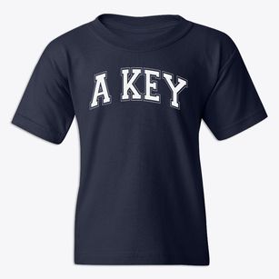 A Key Academy Alternative Varsity Arch Youth T-shirt