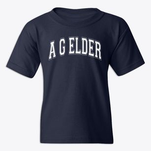A G Elder Elementary School Varsity Arch Youth T-shirt