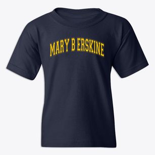 Mary B Erskine Elementary School Varsity Arch Youth T-shirt