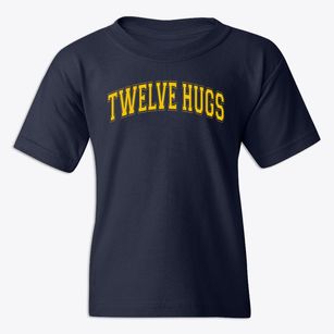 Twelve Hugs Children Center Varsity Arch Youth T-shirt